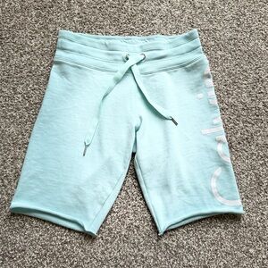 Calvin Klein Aqua Drawstring Shorts